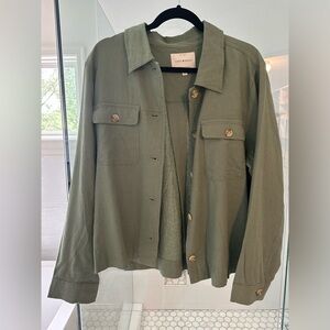 Lucky Brand Linen Jacket- Size Large